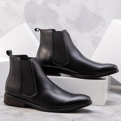 Giày da nam cao cổ Chelsea Boot 