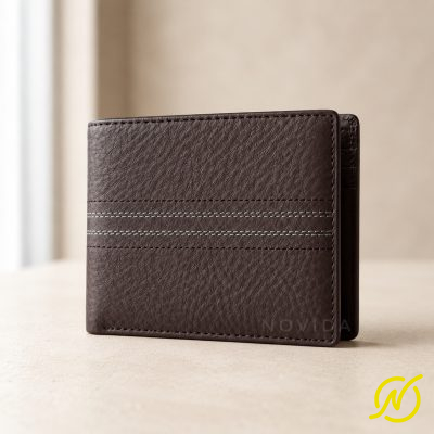 Ví nam da bò Ý sần 6 chỉ cao cấp phong cách nam tính
