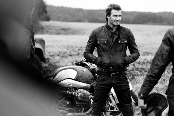 Mặc áo da nam đẹp như David Beckham
