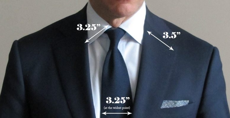 Kinh nghiệm chọn cà vạt - Chọn kích thước cà vạt