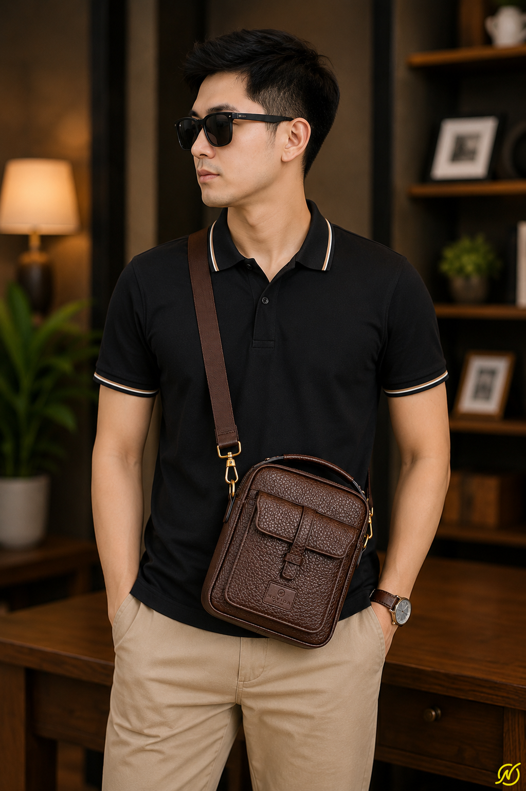 1A2964E7-8379-4ED2-9133-70904435C543 Túi Da Trâu Cao Cấp Nam NOVIDA STYLE đeo chéo
