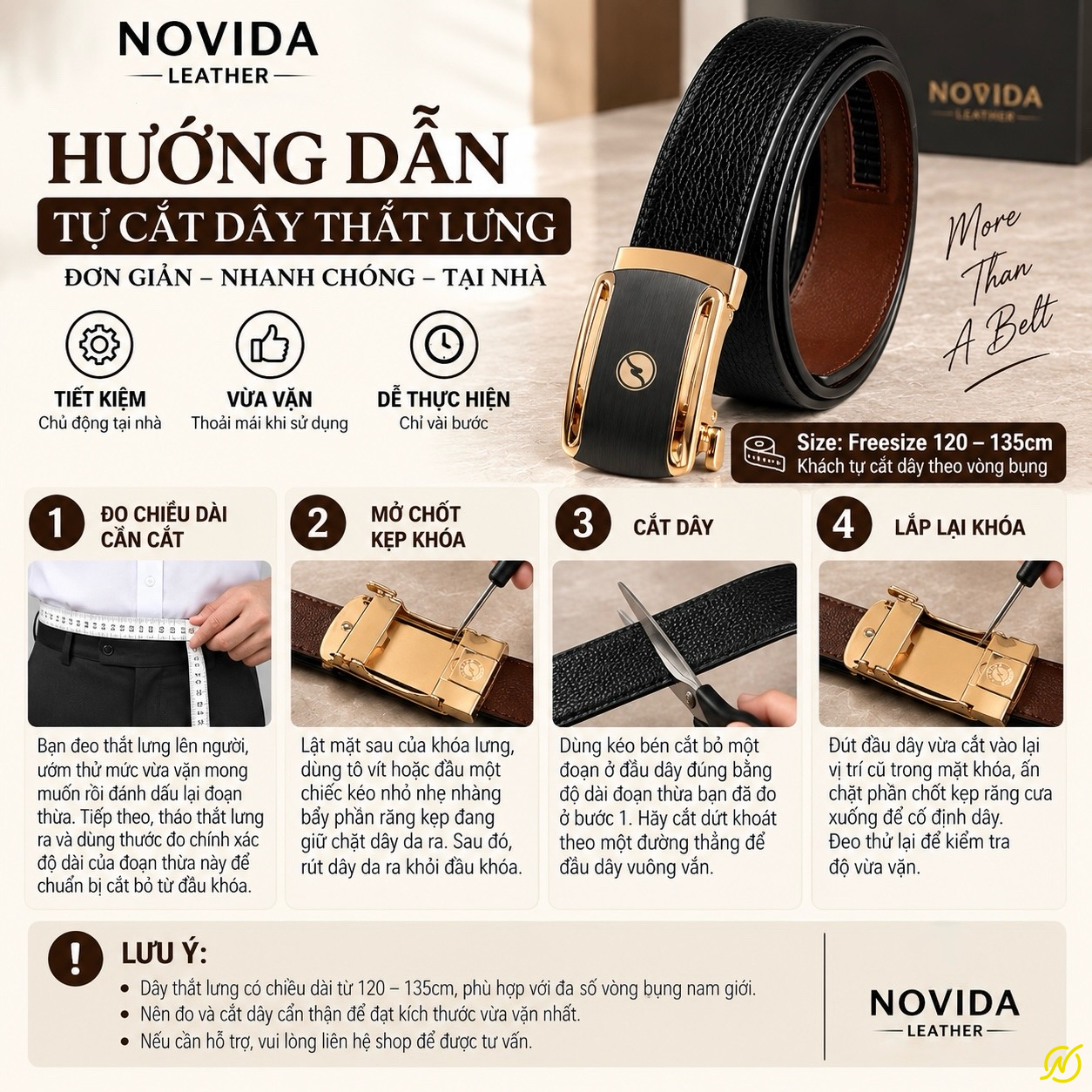 huong-dan-tu-cat-day-that-lung-nam-novida.jpg Hướng dẫn tự cắt dây thắt lưng nam da bò cao cấp khóa tăng đưa Novida